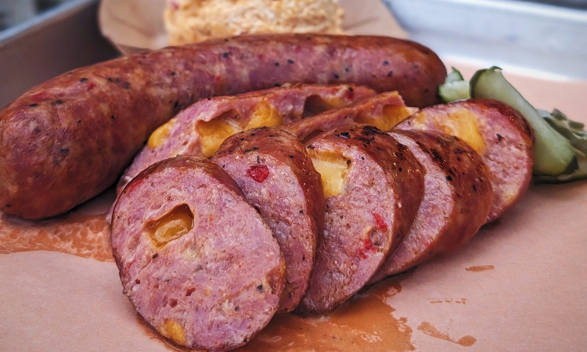 Pimento Cheese Smoked Sausage